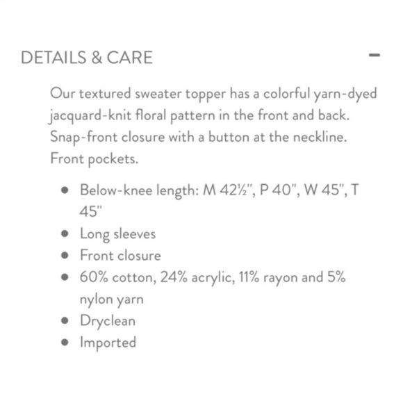 J. Jill Trailing Flowers Jacquard Topper Coat Large Lagenlook Floral Duster Fall - Picture 14 of 16